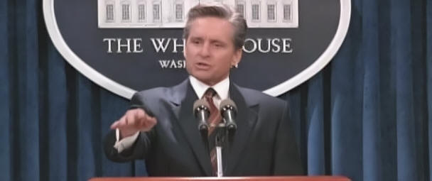 Michael Douglas as President